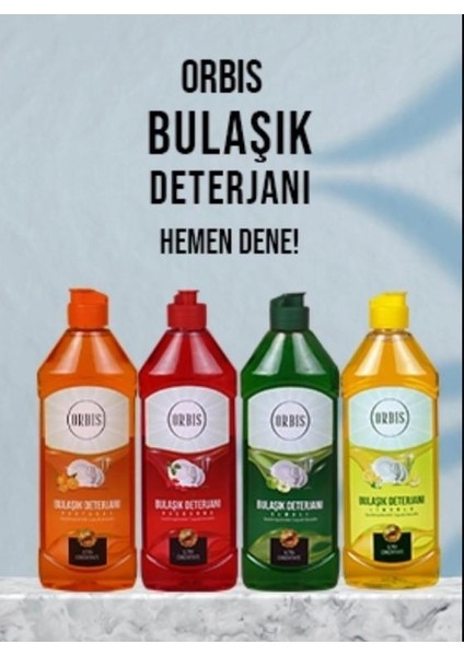 BULAŞIK DETERJANI 750 ML LİMON ORBİS 1 ADET