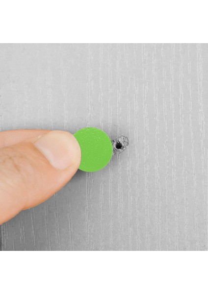 Yapışkanlı Vida Tapası Vida Kapatıcı Kapağı (100 Adet) Yeşil fırsatları