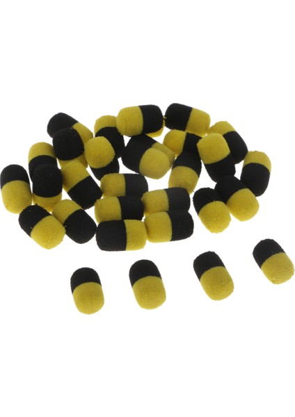 30 Adet / Kutu Pop Up Hataies Yüzer Top Boncuk Kapsül Şekli Siyah + Sarı (Yurt Dışından) fiyatları