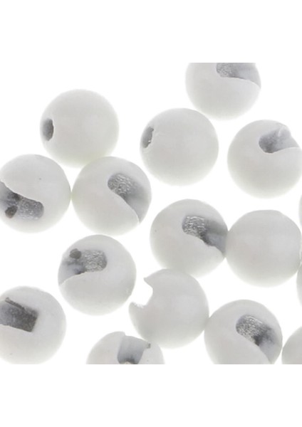 25 Adet Oluklu Tungsten Boncuk Tüp Sinekler Flamalar Fly Bağlama Boncuk Malzemeleri Beyaz (Yurt Dışından) modelleri