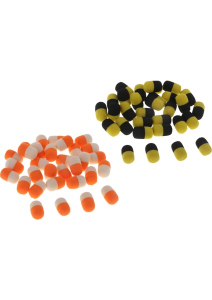 30 Adet / Kutu Pop Up Hataies Yüzer Top Boncuk Kapsül Şekli Siyah + Sarı (Yurt Dışından) fırsatları