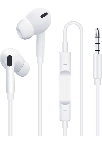 Poco M2 Uyumlu Mikrofonlu 3.5 mm Kulak Içi Kulaklık