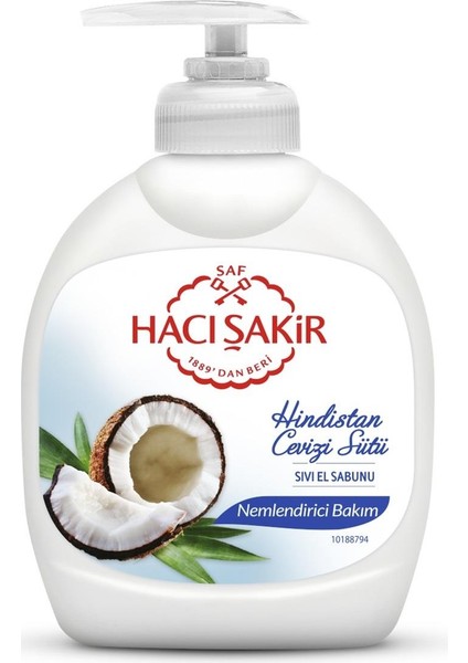 Hacı Şakir Sıvı Sabun Hindistan Cevizi Sütü 300 ml