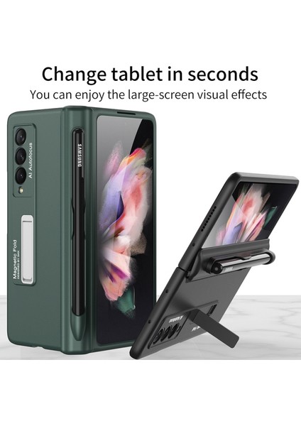 Samsung Galaxy Z Fold 3 Için Manyetik Sert Pc Telefon Kılıfı (Yurt Dışından)