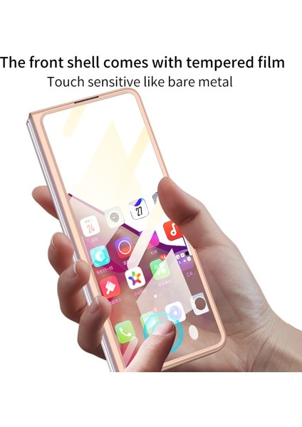 Samsung Galaxy Z Fold 3 Için Katlanabilir Sert Pc - Temperli Cam Telefon Kılıfı (Yurt Dışından)