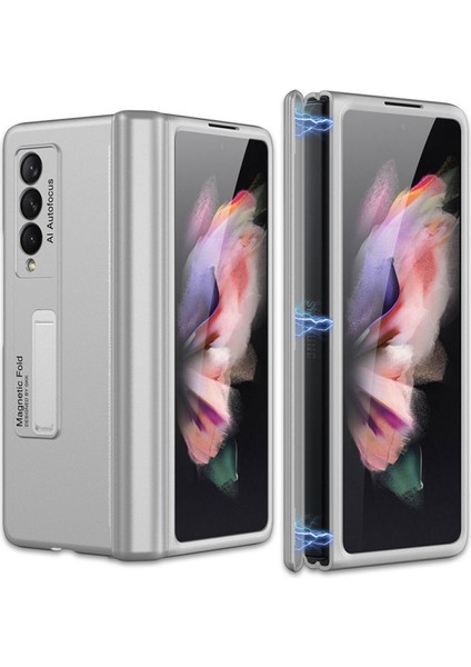 Samsung Galaxy Z Fold 3 Için Manyetik Katlanır Sert Pc Telefon Kılıfı (Yurt Dışından)