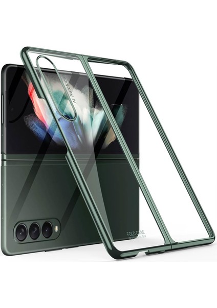 Samsung Galaxy Z Fold 3 Için Katlanabilir Galvanik Pc - Temperli Cam Telefon Kılıfı (Yurt Dışından)