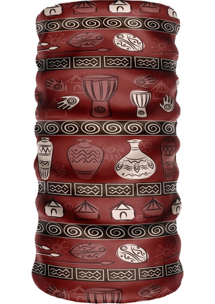 ® Extreme Ethnic Africa Boyunluk Maske Bandana Balaclava