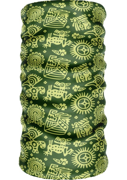 ® Extreme Ethnic Maya Symbol Boyunluk Maske Bandana Balaclava