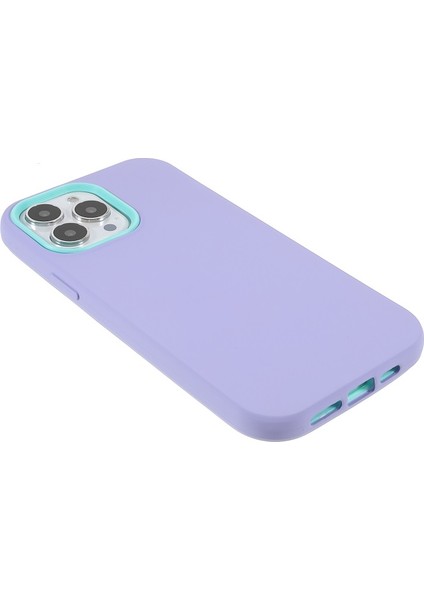 iPhone 13 Pro Için Kauçuk Tpu + Pc Telefon Kılıfı - Mavi/mor (Yurt Dışından) fırsatları