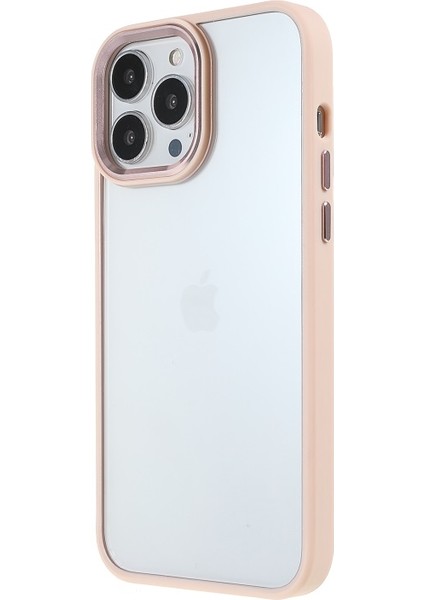 iPhone 13 Pro Için Çizilmeye Dayanıklı Akrilik + Tpu Metal Kamera Korumalı Telefon Kılıfı - Pembe (Yurt Dışından) modelleri