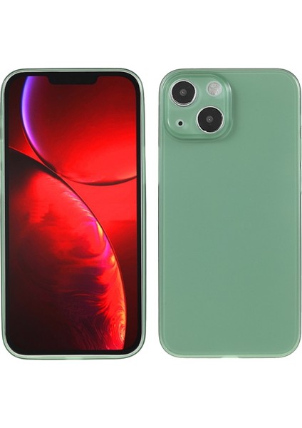 iPhone 13 Için Çizilmeye Dayanıklı Sert Pc Telefon Kılıfı - Yeşil (Yurt Dışından)