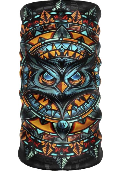 ® Extreme Ethnic Owl Boyunluk Maske Bandana Balaclava