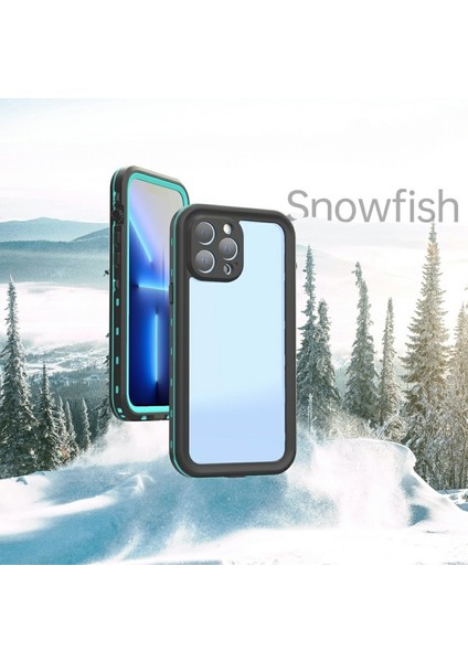 iPhone 13 Pro Max Için Dot + Serisi Düşmeye Dayanıklı IP68 IP6X Su Geçirmez Telefon Kılıfı - Mavi (Yurt Dışından) indirimleri
