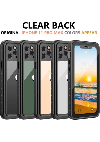 iPhone 11 Pro Max Için Dot Serisi Koruyucu Su Geçirmez Telefon Kılıfı - Beyaz (Yurt Dışından) indirimleri