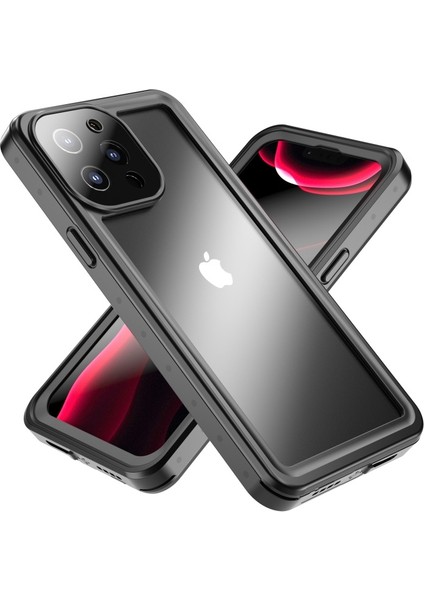 iPhone 13 Pro Max Için Dot Serisi Koruyucu Su Geçirmez Telefon Kılıfı - Siyah (Yurt Dışından) indirimleri