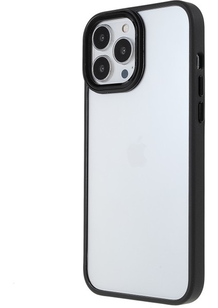 iPhone 13 Pro Için Çizilmeye Dayanıklı Akrilik + Tpu Metal Kamera Korumalı Telefon Kılıfı - Siyah (Yurt Dışından) modelleri