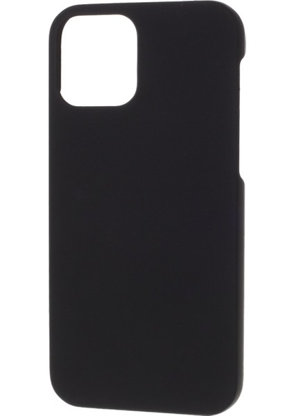 iPhone 12 Mini Için Kauçuklu Sert Pc Koruyucu Kılıf - Siyah (Yurt Dışından)