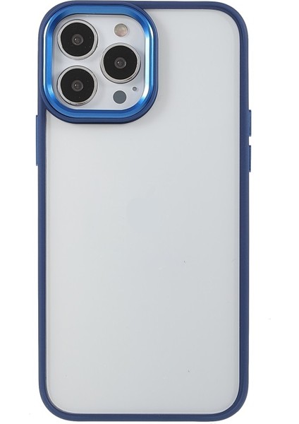 iPhone 13 Pro Için Çizilmeye Dayanıklı Akrilik + Tpu Metal Kamera Korumalı Telefon Kılıfı - Lacivert (Yurt Dışından) fiyatları