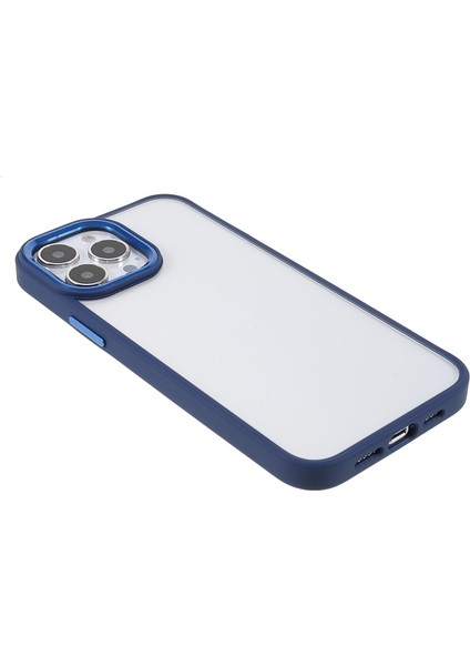 iPhone 13 Pro Için Çizilmeye Dayanıklı Akrilik + Tpu Metal Kamera Korumalı Telefon Kılıfı - Lacivert (Yurt Dışından) fırsatları