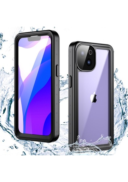 iPhone 13 Için Dot Serisi Koruyucu Su Geçirmez Telefon Kılıfı - Siyah (Yurt Dışından) fiyatları