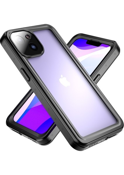 iPhone 13 Için Dot Serisi Koruyucu Su Geçirmez Telefon Kılıfı - Siyah (Yurt Dışından) fırsatları