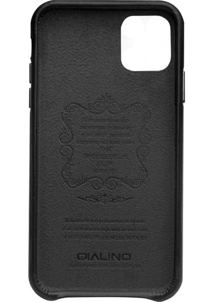 iPhone 11 Pro Max Için Hakiki Deri Kaplamalı Telefon Kılıfı - Siyah (Yurt Dışından) modelleri