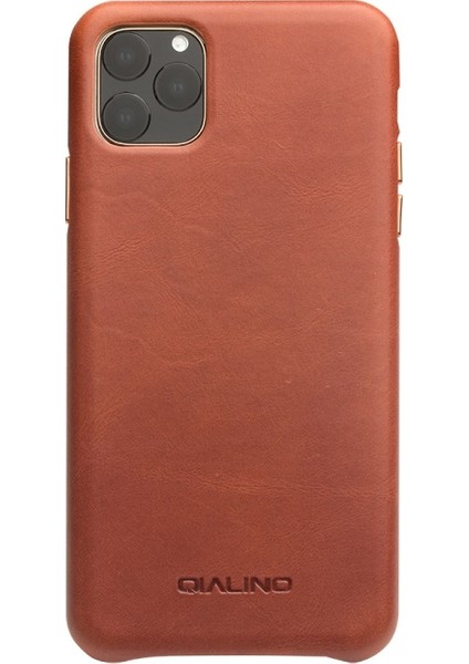 iPhone 11 Pro Max Için Hakiki Deri Kaplamalı Telefon Kılıfı - Kahverengi (Yurt Dışından) fiyatları