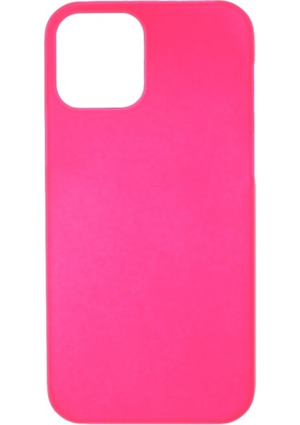 iPhone 12 Pro Max Için Kauçuklu Sert Pc Koruyucu Telefon Kılıfı - Rose (Yurt Dışından)