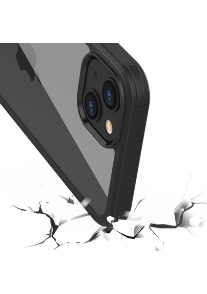 iPhone 13 Için Çizilmeye Dayanıklı Çift Taraflı Temperli Cam + Tpu Telefon Kılıfı - Yeşil (Yurt Dışından)