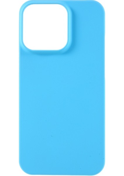 iPhone 13 Için Kauçuklu Sert Pc Koruyucu Telefon Kılıfı - Açık Mavi (Yurt Dışından)
