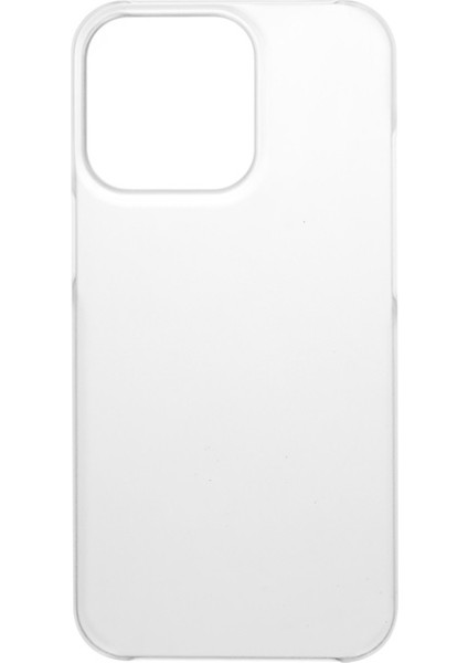 iPhone 13 Için Kauçuklu Sert Pc Koruyucu Telefon Kılıfı - Şeffaf (Yurt Dışından)