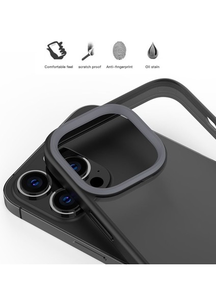 iPhone 13 Pro Max Için Çizilmeye Dayanıklı Pc + Tpu Telefon Kılıfı - Mavi (Yurt Dışından)