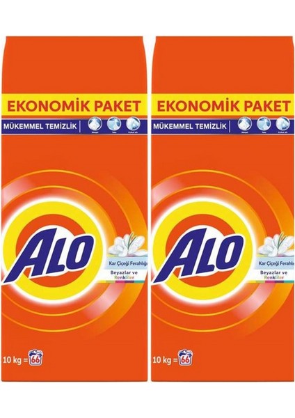 Matik Toz Çamaşır Deterjanı 20KG Beyazlar ve Renkliler (2PK*10KG) (132 Yıkama)