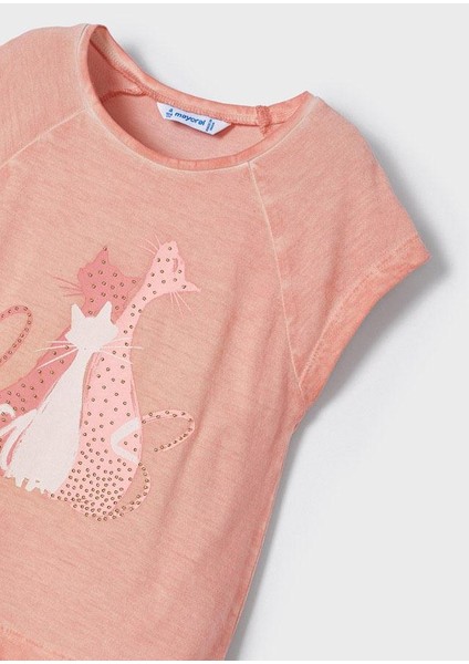 Mayoral-Kız ÇOCUK-T-SHIRT-SS22-M3043 fırsatları