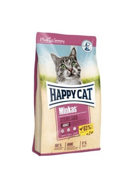 Happy Cat Minkas Sterilised Kısırlaştırılmış Kedi Maması 10 kg