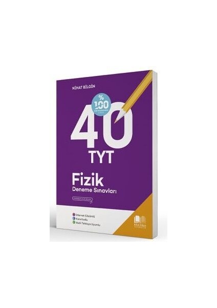 Nihat Bilgin Yayıncılık Nihat Bilgin 40 Tyt Fizik Deneme Sınavları