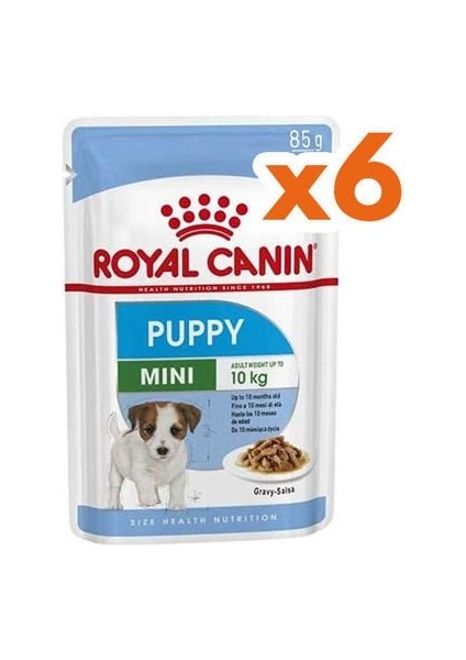 Pouch Puppy Mini Yavru Köpek Yaş Maması 85 gr x 6 Adet