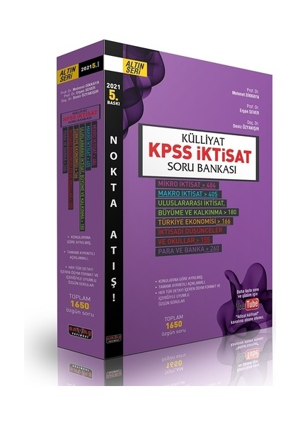 Külliyat KPSS Iktisat Soru Bankası