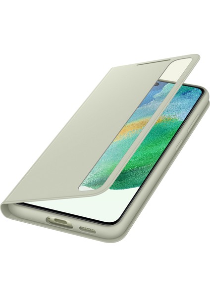 Galaxy S21 Fe Clear View Kılıf - Nane EF-ZG990CMEGTR