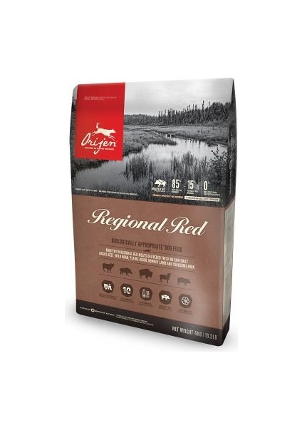 Orijen Regional Red Bizon Etli Tahılsız Köpek Maması 2 kg