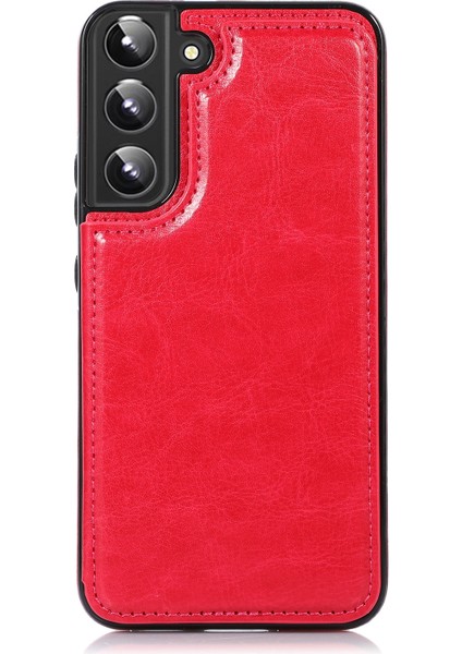 Samsung Galaxy S22+ S22 Plus ile Uyumlu Çoklu Kart Yuvası Arkadan Çevirmeli Koruyucu Kickstand Kılıf (Yurt Dışından)