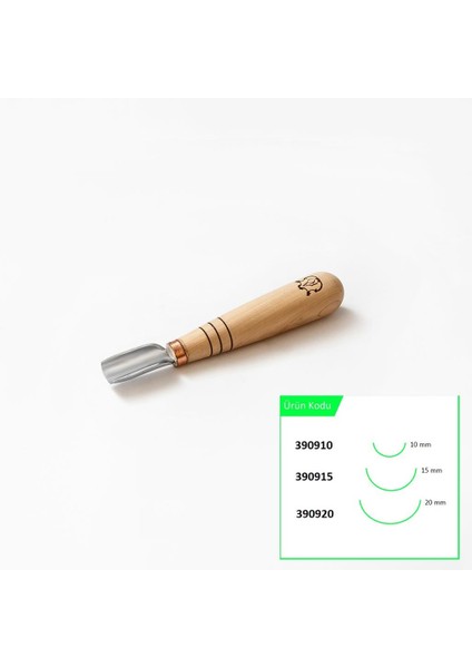 Stryı 390915 Kısa Tip Oluklu Ahşap Oyma Iskarpelası 15 mm