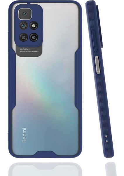Xiaomi Redmi Note 11 4g Kılıf Kamera Korumalı Colorful Kapak - Lacivert