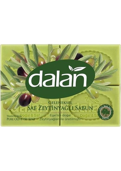 Geleneksel Saf Zeytinyağlı Sabun 150x4=600 Gr