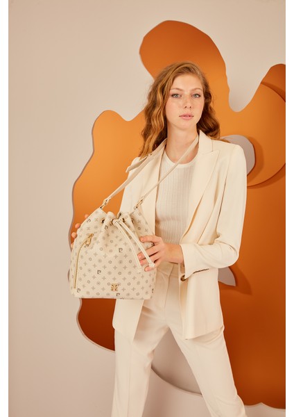 Bej Monogram Kadın Çapraz Çanta 05PO22Y1544-MN Bj
