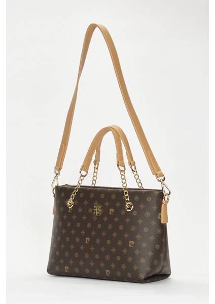 Kahve Monogram Kadın Omuz Çantası 05PO22Y1561-MN Kh