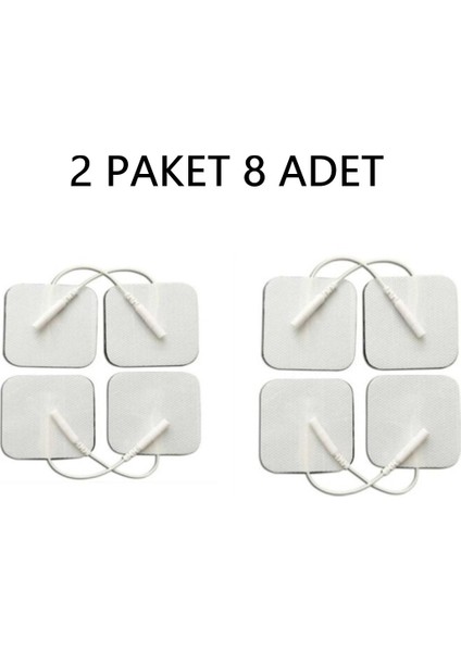 Tens Pedi Elektrodu 5x5 Cm 8 Adet 2 (Paket)