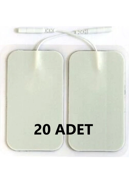 Tens Pedi Elektrodu Dikdörtgen 5x9 20 Adet ( 5 Paket )