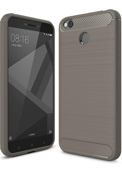 Xiaomi Redmi Note 5A Prime Kılıf Rugged Karbon Silikon Kapak